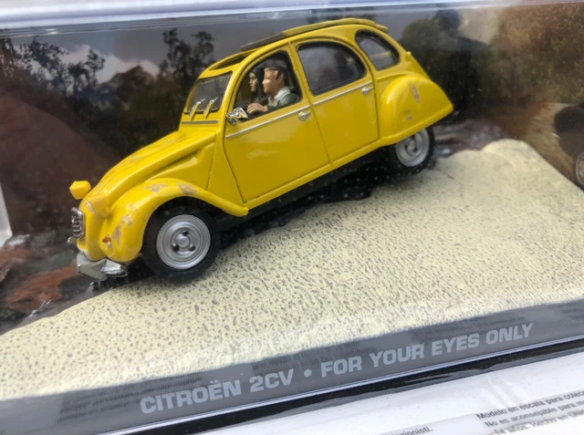 Voitures miniatures james bond Citroën