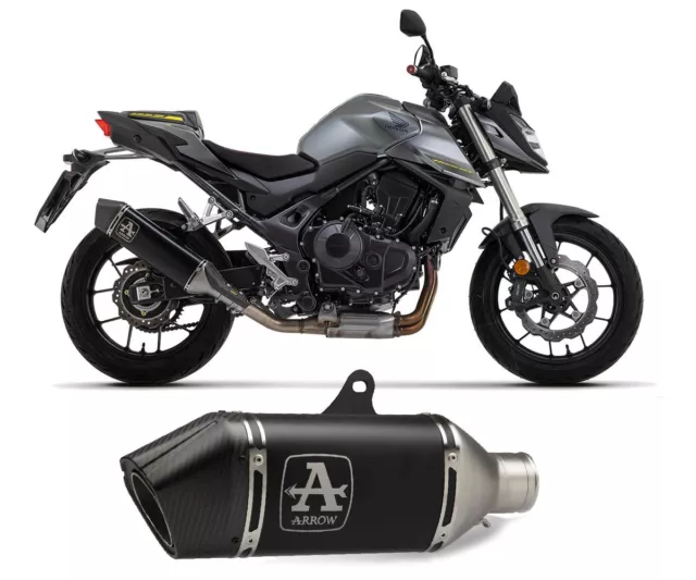 Exhaust Arrow 71503van Aluminium Black HONDA CB 750 HORNET 2023