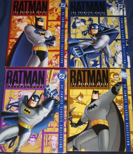 Batman The Animated Series Volume 1+2+3+4 Vol Region 1 DVD (16 Discs)