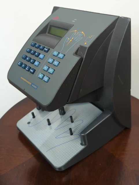Hand Punch HP 4000-E Biometric Clock 3498 User Upgraded TCP/IP Ethernet