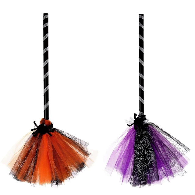 Escoba desmontable de Halloween para espectáculo escénico para fiesta de cosplay para Halloween