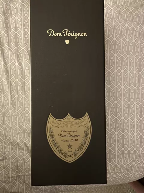 Dom Perignon Champagne Vintage 2010 Brut Box Empty Box & Booklet