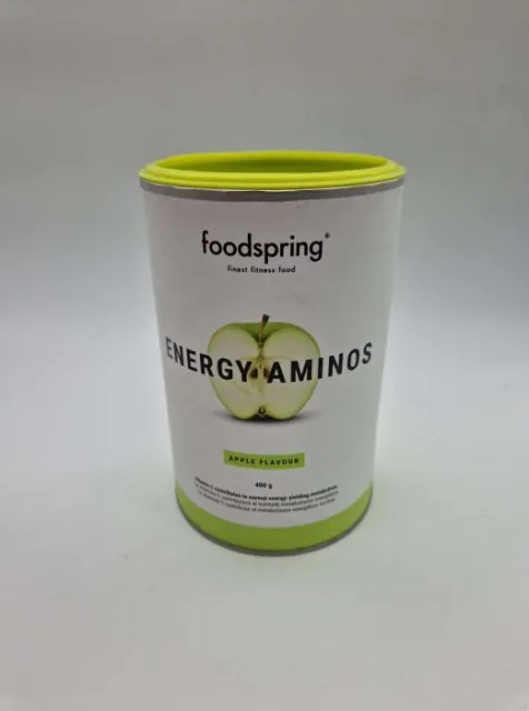 foodspring Energy Aminos Apfel 400g MHD 10/2023