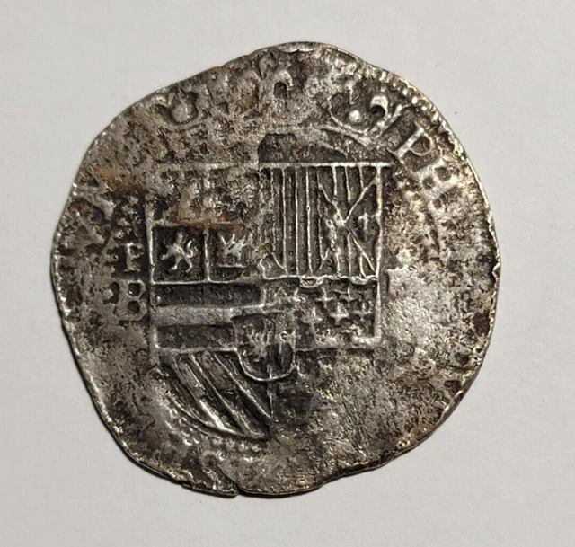 1589-1615 Cob 4 Reales Potosi Bolivia Philip III