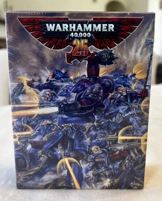 Warhammer 40k 25th Anniversary 25 SPACE MARINE CAPTAIN Boxed Set New In Shrink