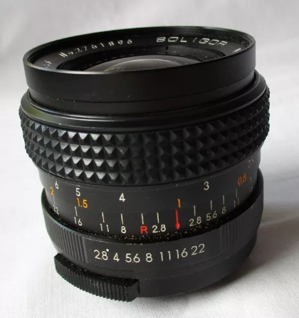 Weitwinkelobjektiv SOLIGOR 1:2.8 f=35mm 55ø No.2761896 Wide-Auto Lens (108645)