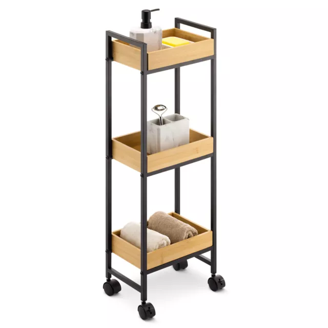 CARRITO COCINA CON Ruedas Carrito Auxiliar con Cajon Carro de Cocina  Servicio EUR 129,99 - PicClick ES