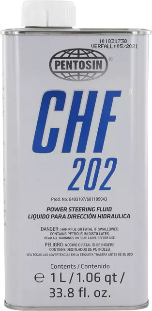 8403107 CHF 202 Synthetic Hydraulic Fluid, 1 Liter
