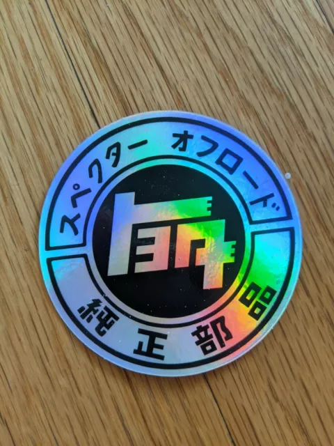 Toyota TEQ Decal vintage TRD Land Cruiser 4runner Holographic Overland Corolla