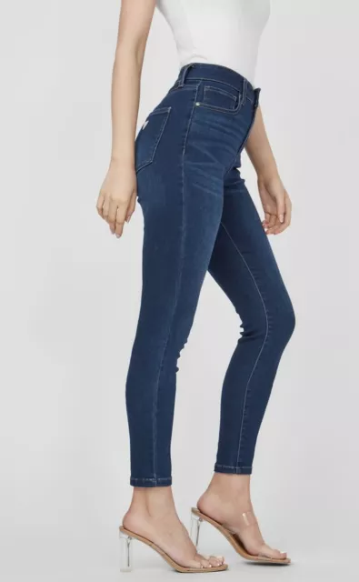 GUESS TAMARA HIGH RISE SKINNY JEANS Meduim & Dark Wash “Authentic”￼free shipping 3