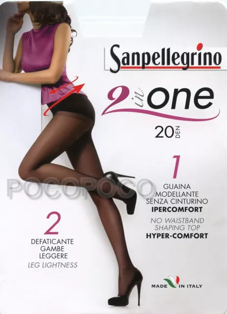 Collant modellante den 20 denari da donna velato Sanpellegrino 2 In One calze