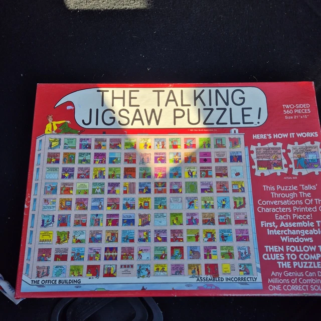 THE TALKING JIGSAW Puzzle Two Double Sided 560 Pieces The Office