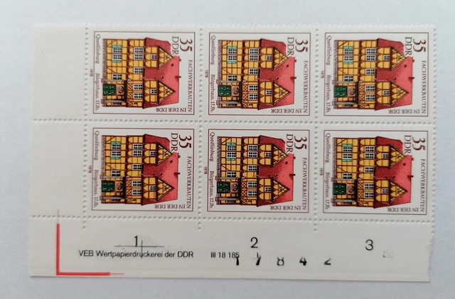 📯 DDR MiNr. 2297 DV - Randstück mit Druckvermerk - postfrisch 📯
