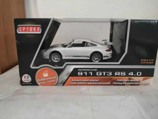 Porsche 911 GT3 RS 4.0 white 1/24 1 24 SPIDKO GLOBO R/C MODEL