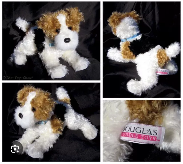 Douglas Cuddle Toy Fox Terrier Puppy Dog Realistic Plush 3