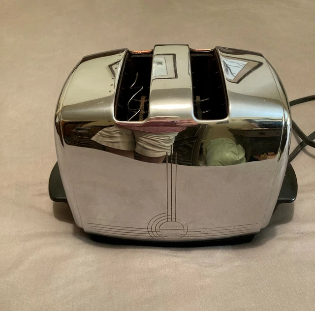 VINTAGE ART DECO Sunbeam Toaster T20C Radiant Heat Good Condition