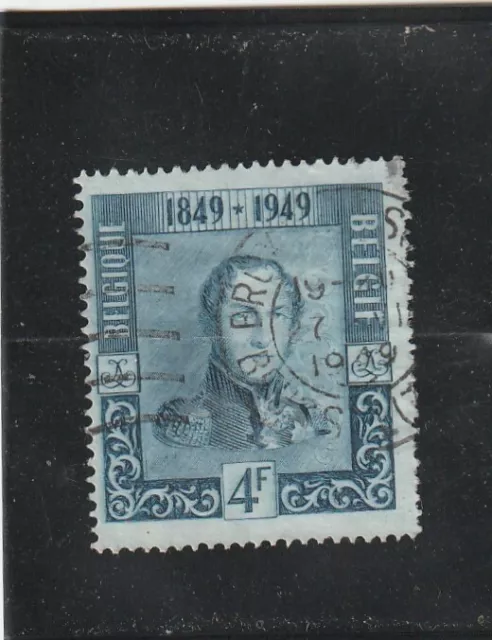 L6002 BELGIQUE timbre Y&T N° 810 de 1949 " Leopold 1er " Oblitéré