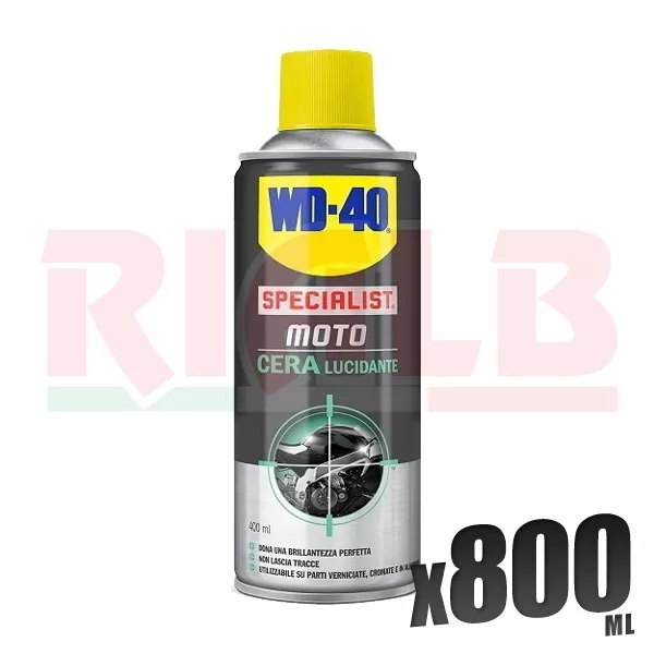 Specialist Moto WD40 Cera Lucidante Spray - Brillantezza perfetta - 800 ml