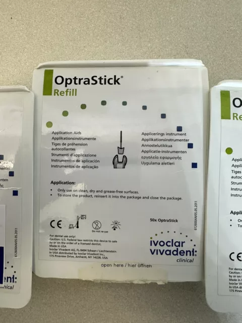 3x Ivoclar Vivadent Opted Stick  Refill