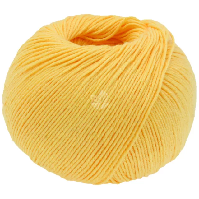 Wolle Kreativ! Lana Grossa - Cotton Love - Fb. 29 gelb 50 g