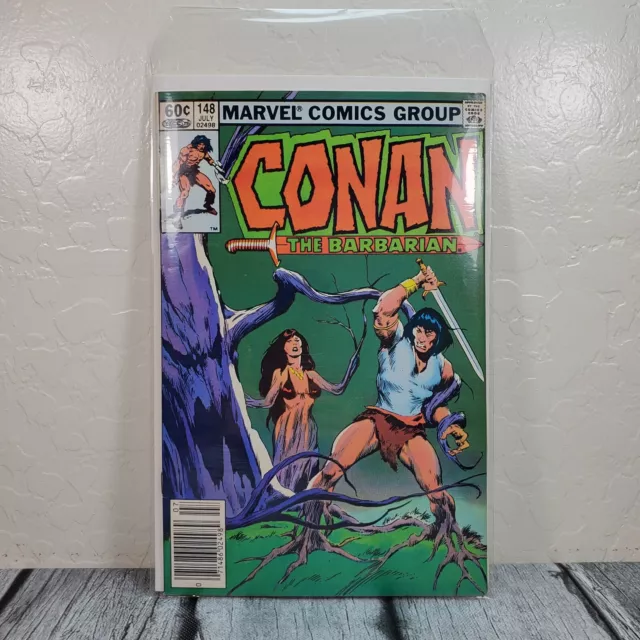 Marvel Comics Conan The Barbarian #148 Vol. 1 1983 Vintage Comic Book Boarded