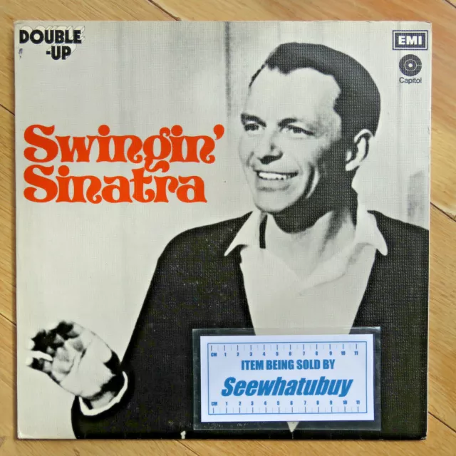 FRANK SINATRA Swingin' Sinatra 1972 UK Double LP Vinyl Record Album - VGC