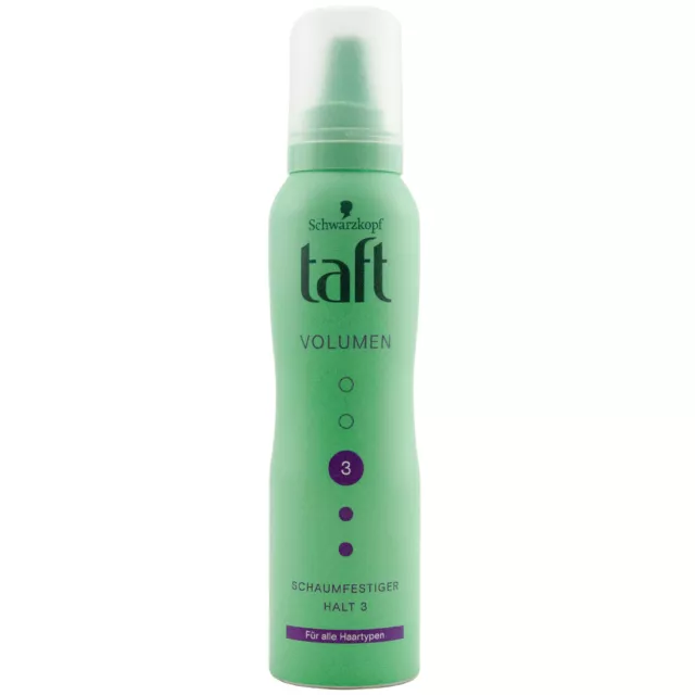 Taft Mousse Volume 1 X 150ml Hold Level 3 - for all Hair Types