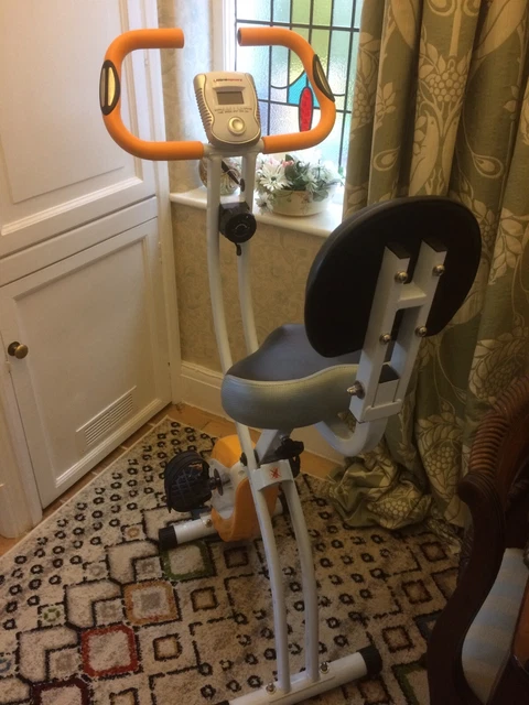 ULTRASPORT F BIKE 200B Exercise Home Folding Bike Yellow With Backrest 45.00 PicClick UK