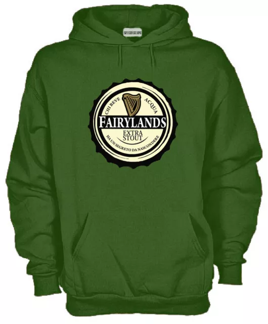 Felpa Con Cappuccio KJ1134 Guinness Fun Frasi Birra Modi di Dire Celtic