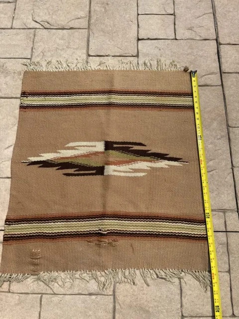 Vintage Navajo Rugs Saddle Handwoven Wool