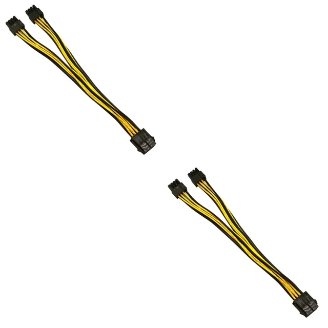 Câble D'alimentation GPU 8 Broches Vers 10 Broches - 25 Cm, 18 AWG - Compatible HP DL380 Gen9 (réf. 805123-001) - 3