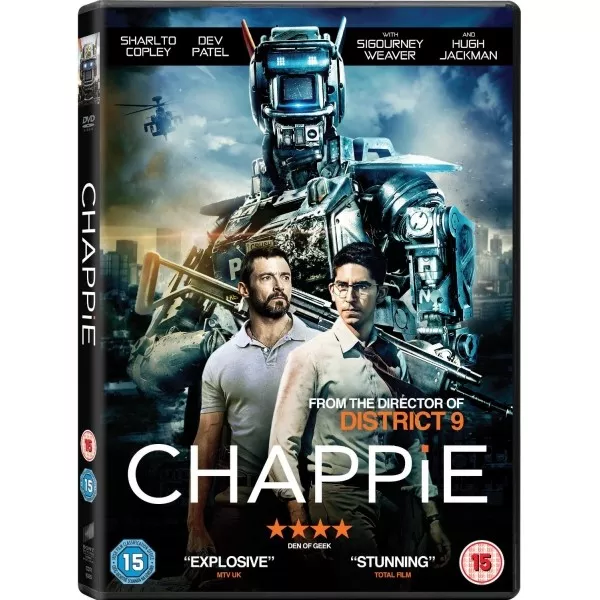 Chappie DVD (2015) Hugh Jackman, Blomkamp (DIR) cert 15 FREE Shipping, Save £s