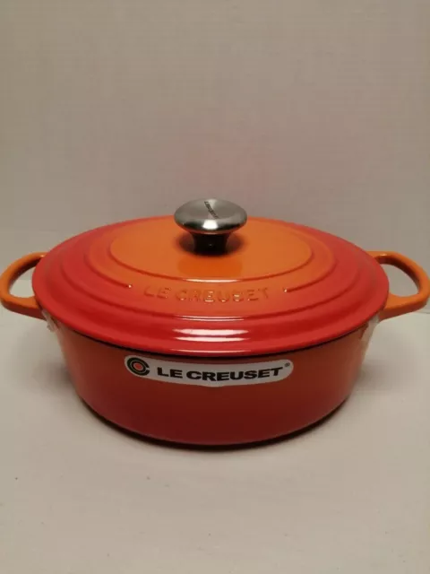 ‎Le Creuset Signature Gusseisen-Bräter mit Deckel, Ø 27 cm, Oval, Für alle Herda