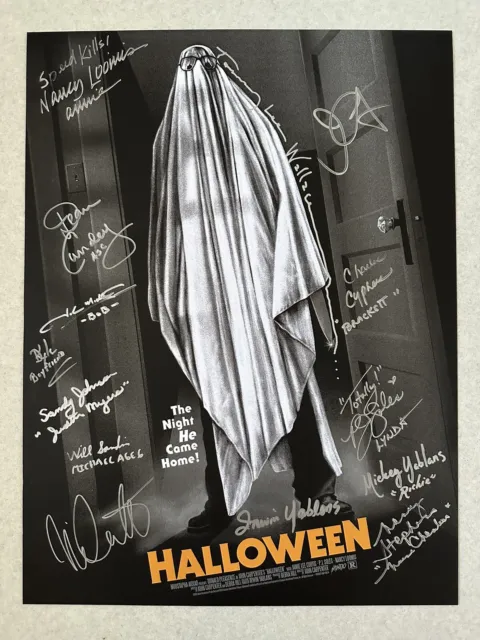 Halloween michael myers variant poster ltd 125 mondo Gary Pullin signed x 14