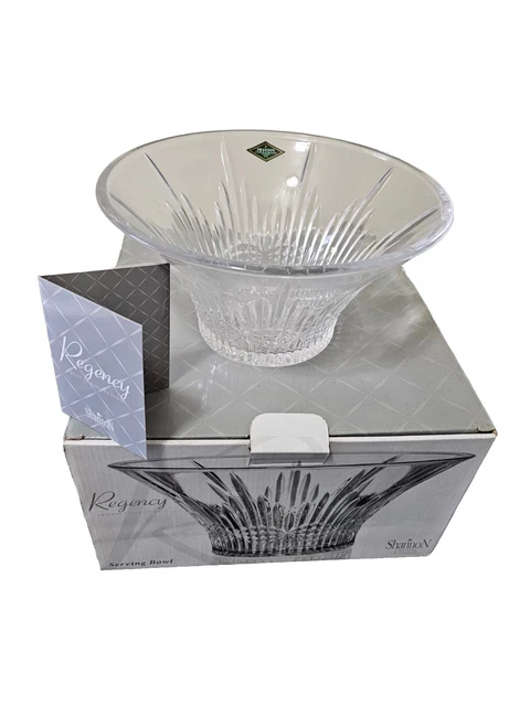 Shannon Crystal Regency Collection by Godinger 9-14" Diameter Serving Bowl 42212