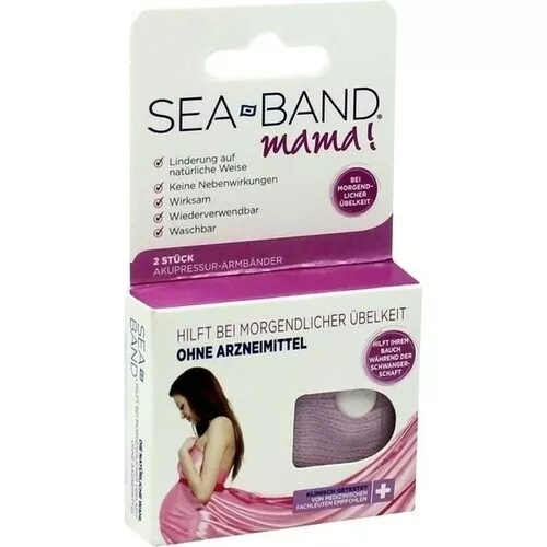 SEA-BAND mama Akupressurband für Schwangere, 2 St PZN 00723164