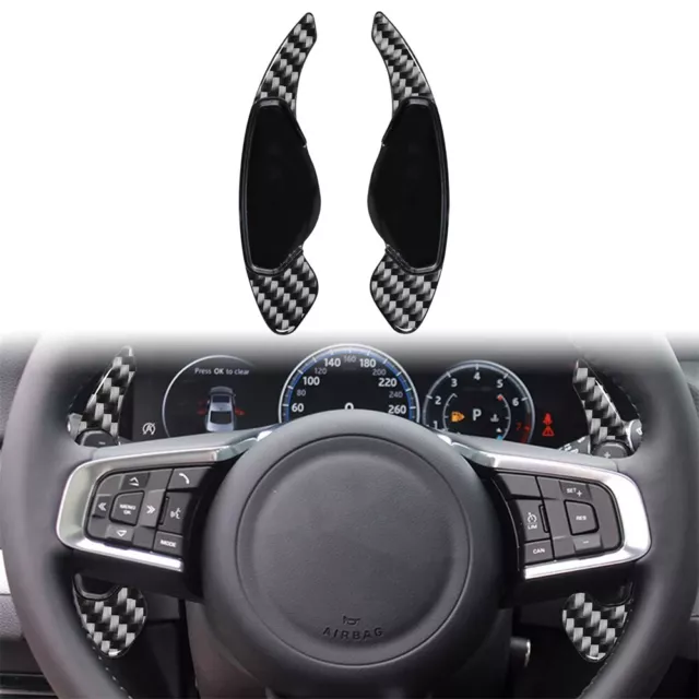 Paar Links+Rechts Shift Paddle Shifter Extension Für Jaguar XE XEL XFL XF F-PACE