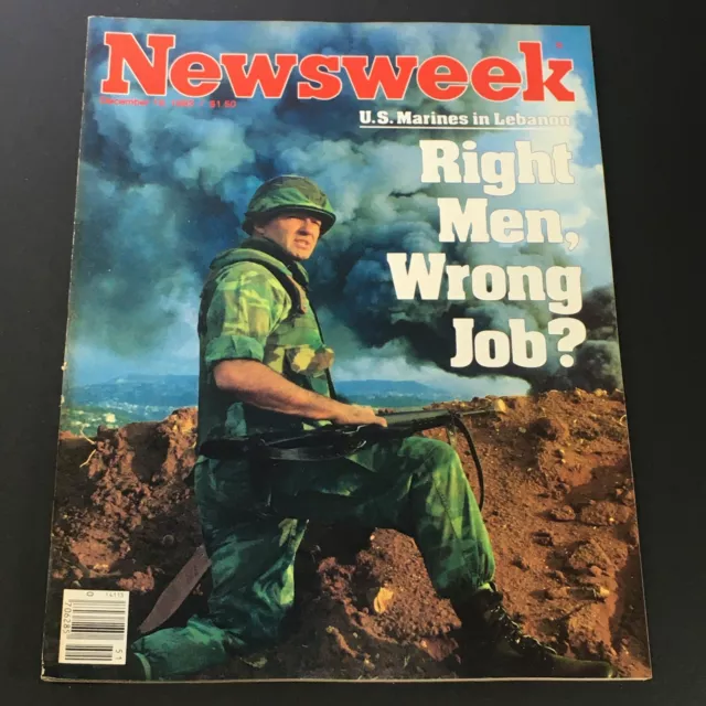 VTG Newsweek Magazine December 19 1983 - US Marines in Lebanon / Newsstand