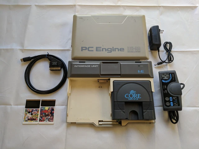 PC-ENGINE COREGRAFX CONSOLE RGB modified with Interface Unit IFU ...