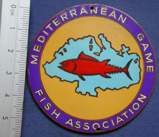 Distinctive Badge Mediterranean Game Fish Association Sport Fishing #2#