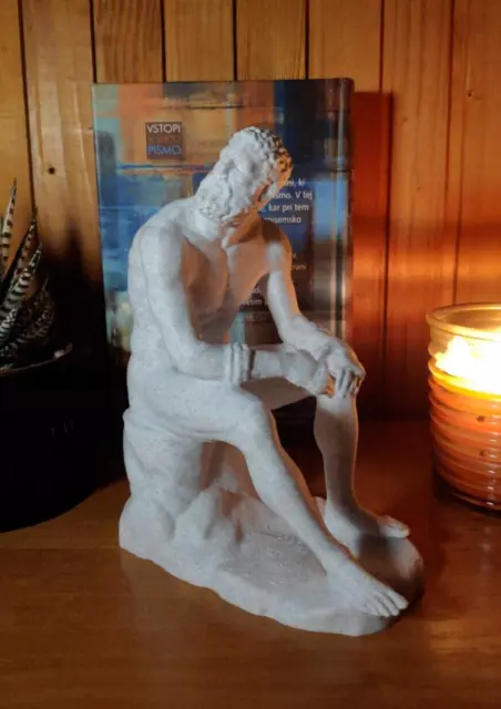 Bust of A Greek Boxer at Rest Sculpture Medium
