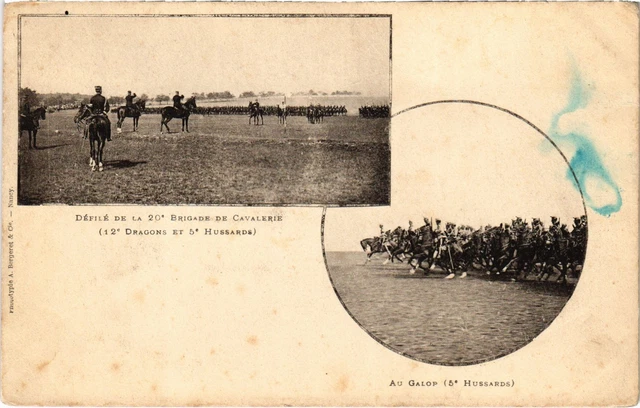 CPA Military Nancy - 20th Cavalry Brigade Parade (90774)