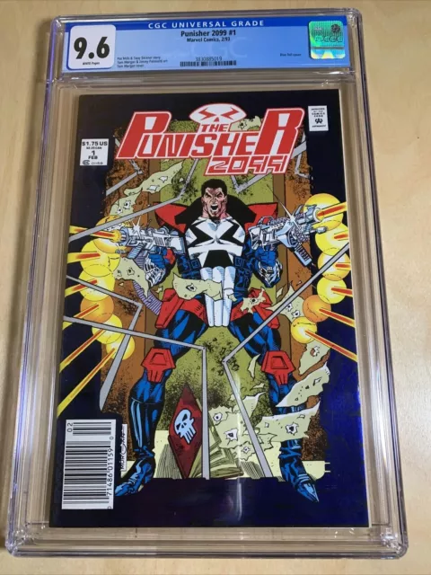 🔥 PUNISHER 2099 #1 CGC 9.6 NM 1st Appearance RARE NEWSSTAND Variant 1993!!!