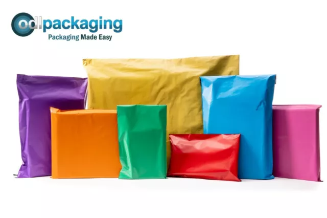 Coloured Mailing Bags Strong Cheap Poly Postal Postage Post Mail Self Seal