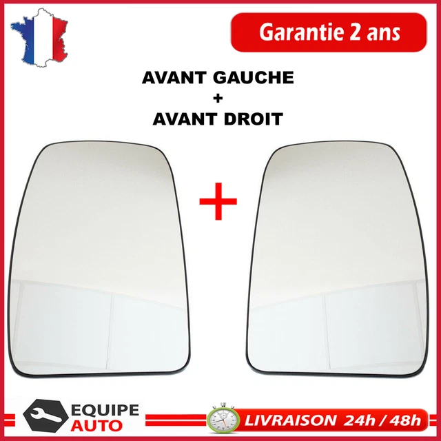 MIROIR glace de rétroviseur DROIT + GAUCHE Master 3 NV400 Movano B 963655132R