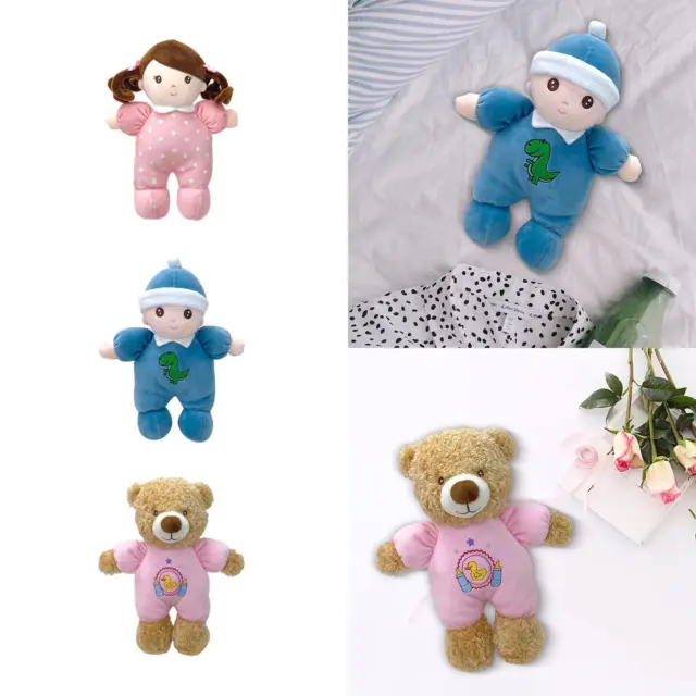 Poupée en peluche pour bébé, décoration douce pour bébés, âges de