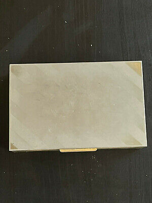 CHRISTIAN DIOR TIMBALE ART DÉCO EN MÉTAL ARGENTÉ A  DECOR GEOMETRIQUE 