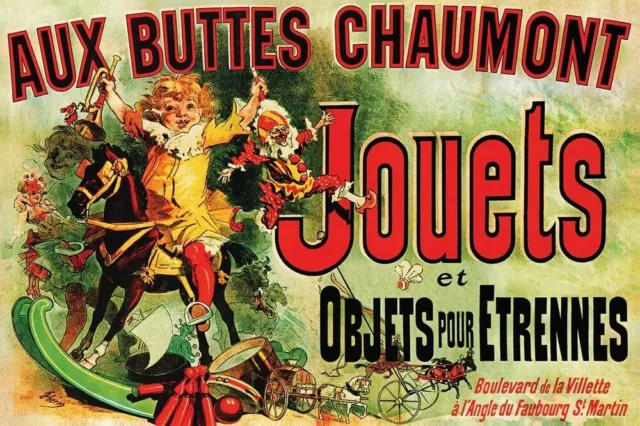 Jouets - Vintage Ad (As Seen on Friends) 36x24 Art Poster Print