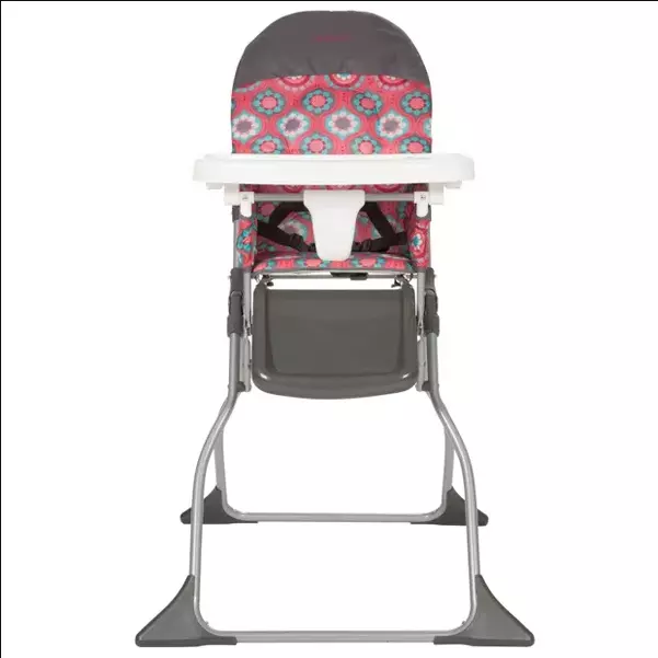 Simple Fold Full Size High Chair with Adjustable Tray, Stencil 2