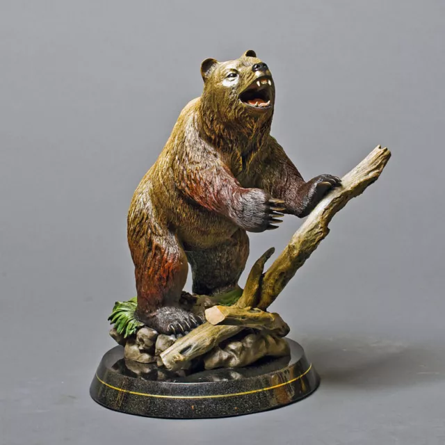 Gorgeous Bronze Grizzly Bear Sculpture Barry Stein Art